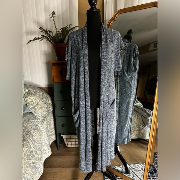 Mystree Open Front Long Cardigan-Kimono - Picture 1 of 10